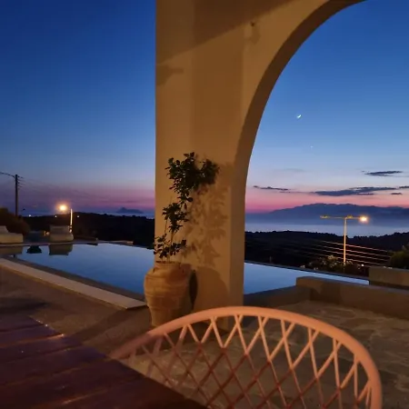 Grabella-amazing Sea View And Swimming Pool Villa Pitsidia